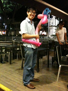 Flamingo Balloon Sculpture