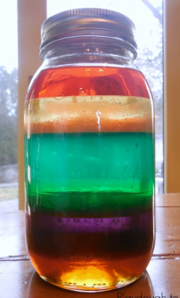 rainbow jar experiment