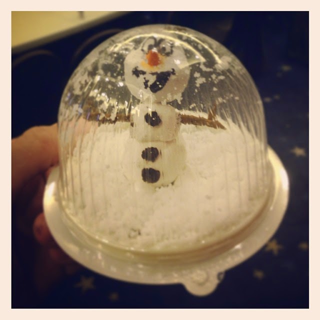 Snowglobe Snowman Olaf Art & Craft