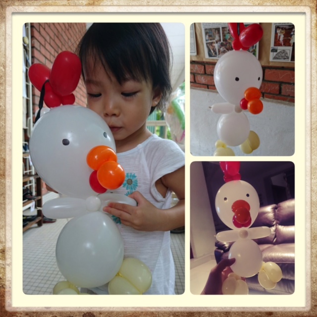 Chicken Balloon Sculpture
