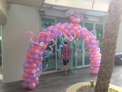 Pink Balloon arch