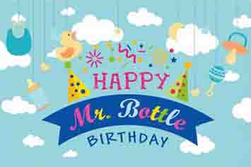 one year old birthday party banner