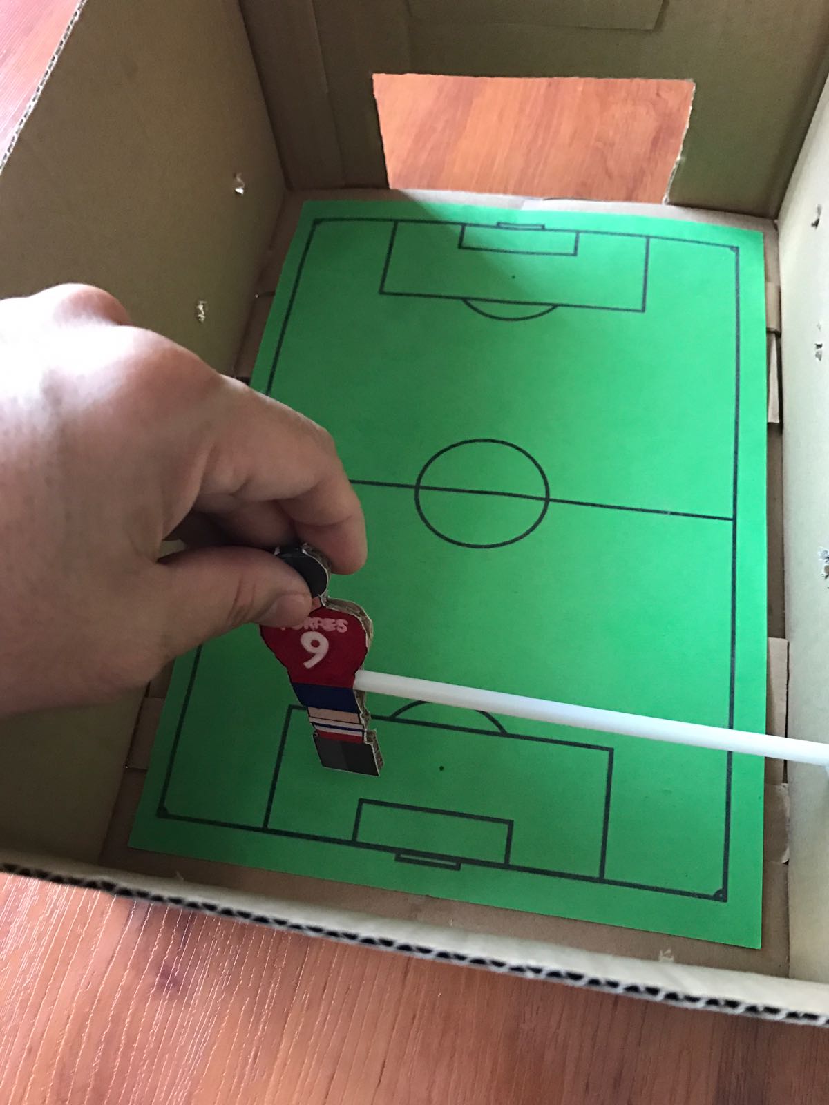 how to make foos ball table game