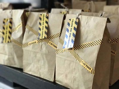 construction themed goodie bags