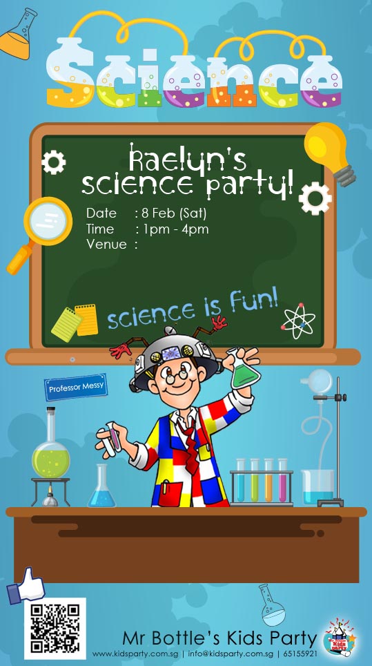 science themed invite download