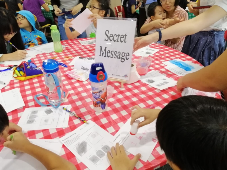 Secret Message Training for our newly mint detectives