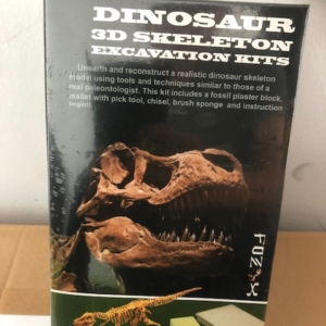 dinosaur bones digging kit packaging