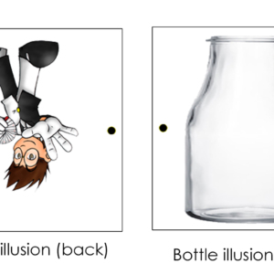 mr bottle in a bottle optical illusion