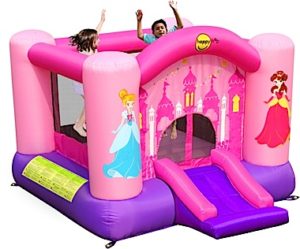 Princess bouncy castle with slide