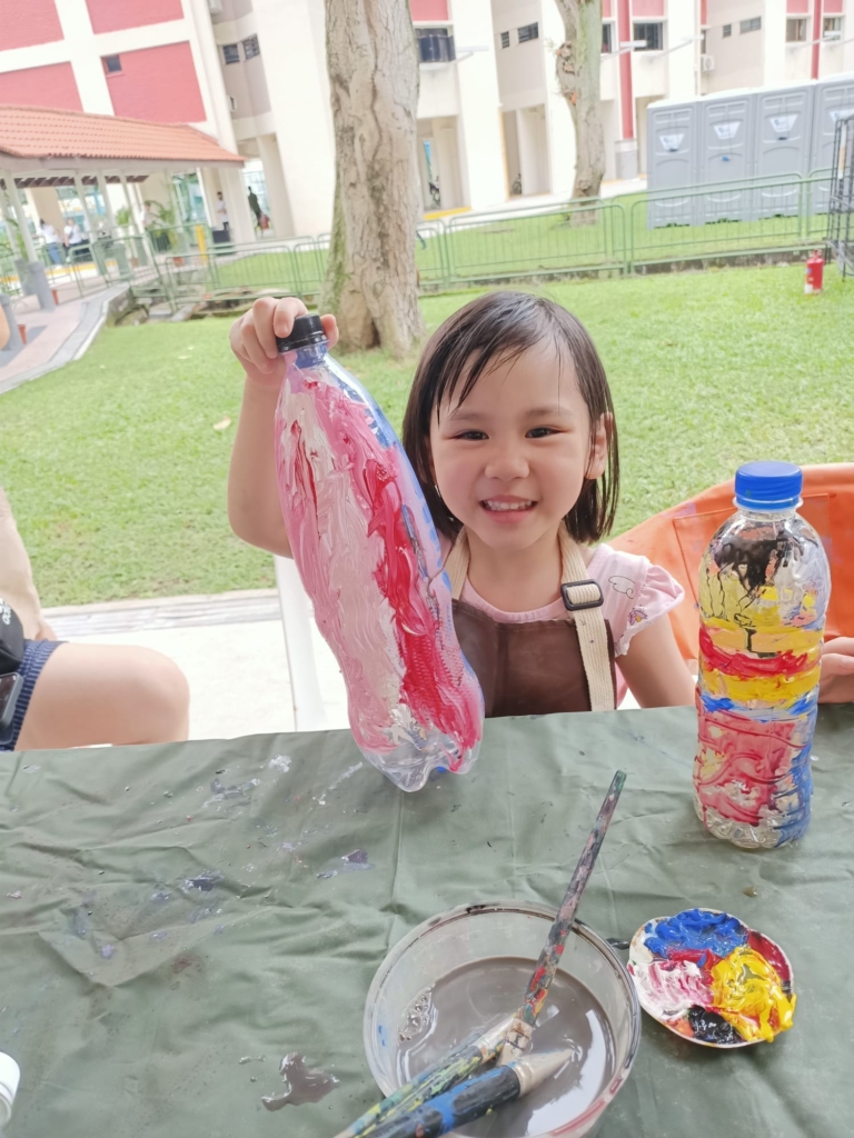 recycled bottle craft