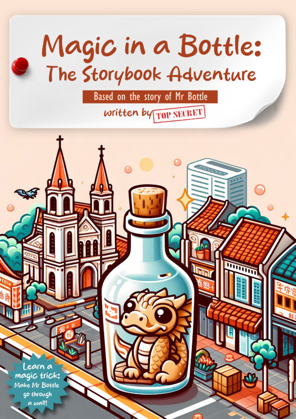 Magic in a bottle: the storybook adventure front cover of book