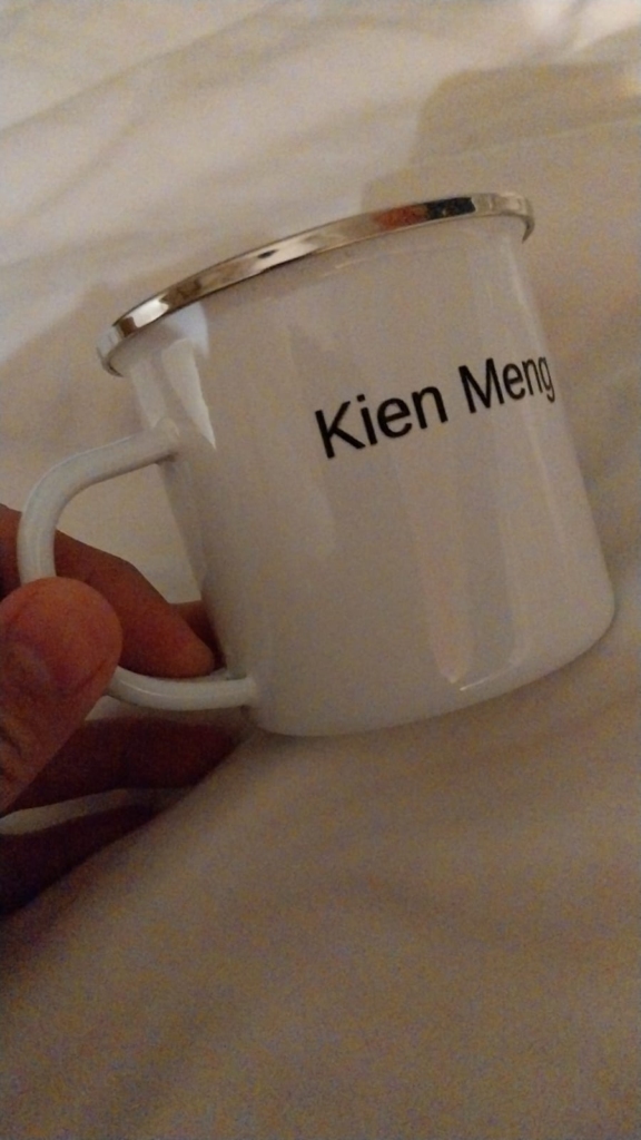 customised mug with individual names