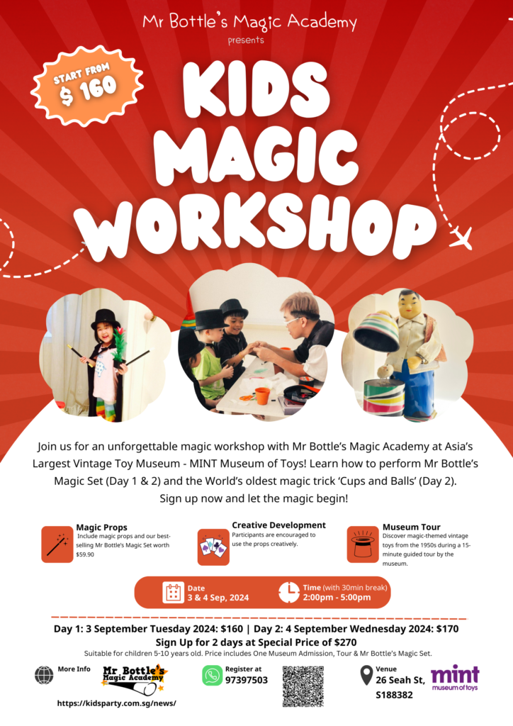 magic workshops for children