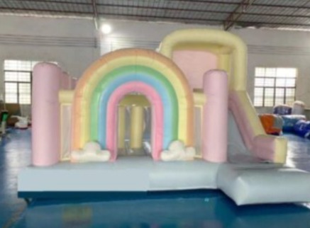 rainbow bouncy castle