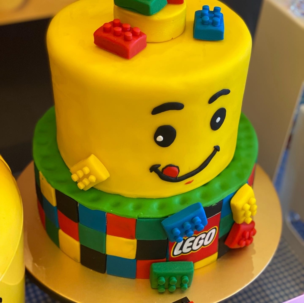 Lego Themed Party Lego Cake 