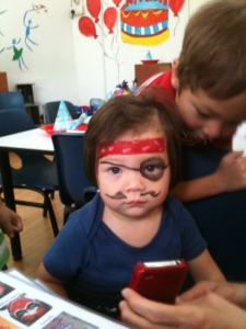 Pirate Face Painting