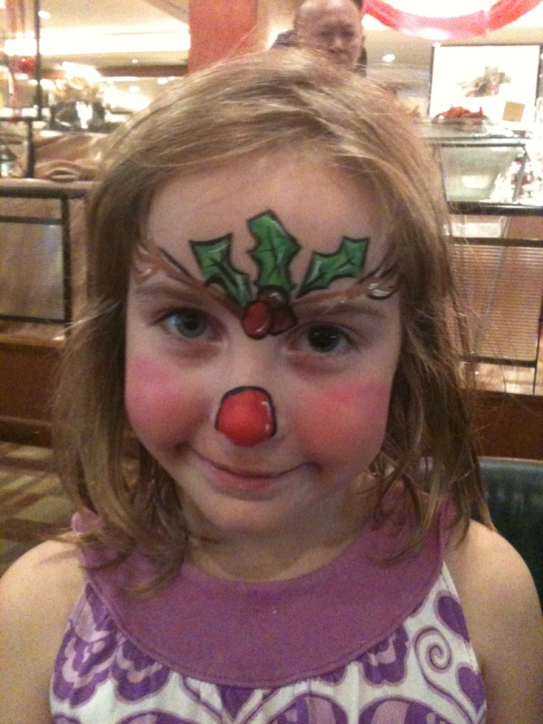 Face Painting Christmas Theme