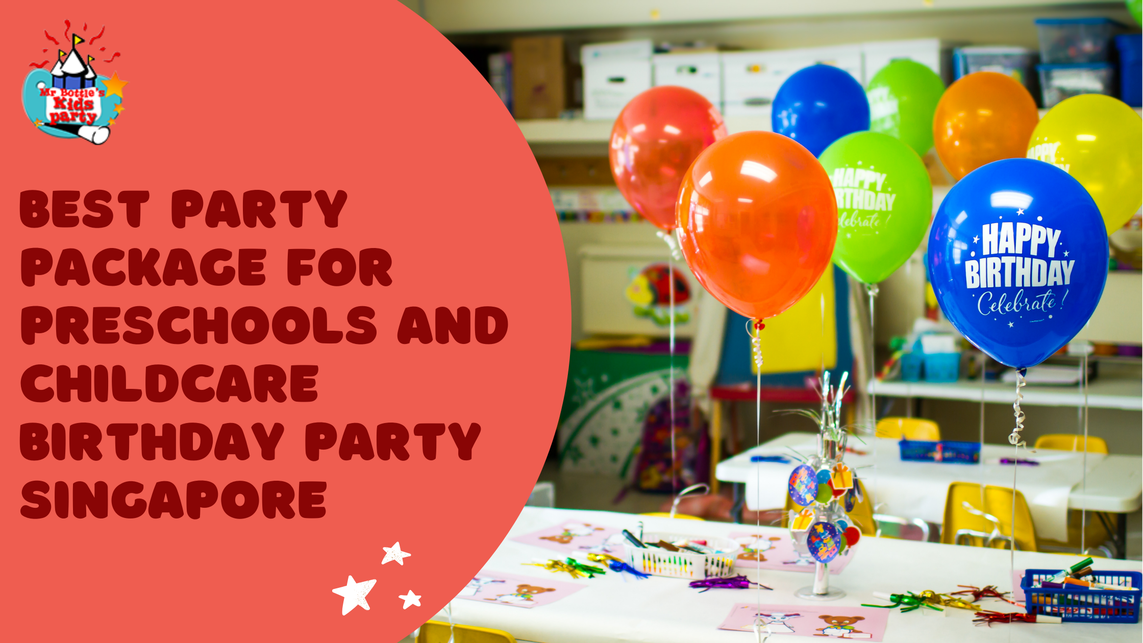 Party Package for Preschools and Childcare Birthday Party Singapore