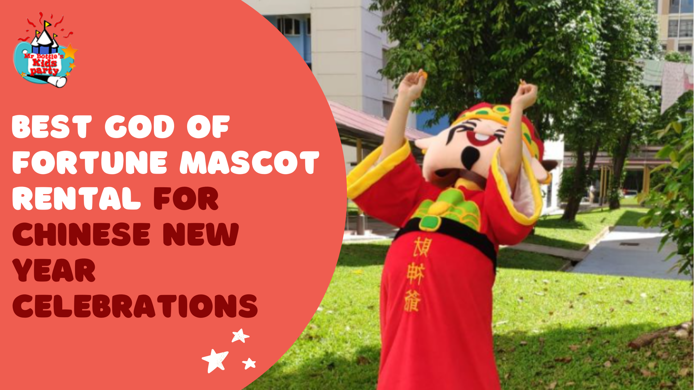 Best God of Fortune Mascot Rental for Chinese New Year Celebrations