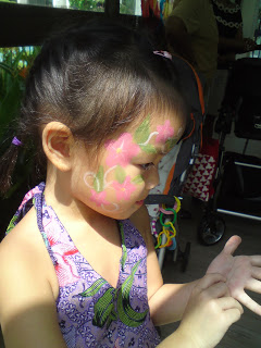 face painting for cny party from mr. bottle