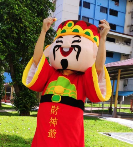 god of fortune mascot