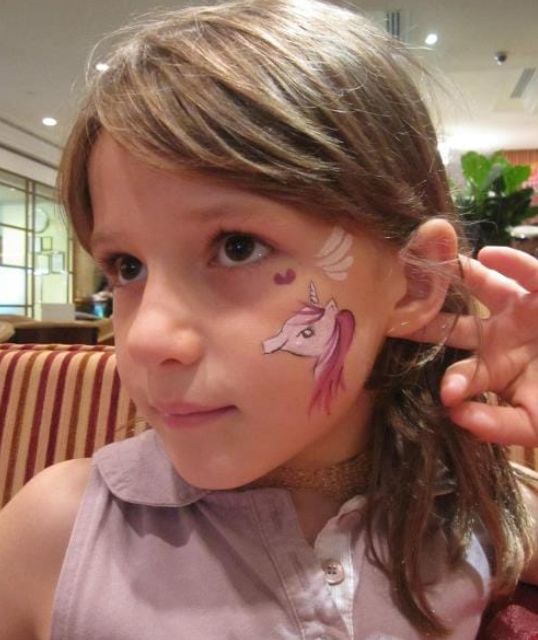 unicorn face painting