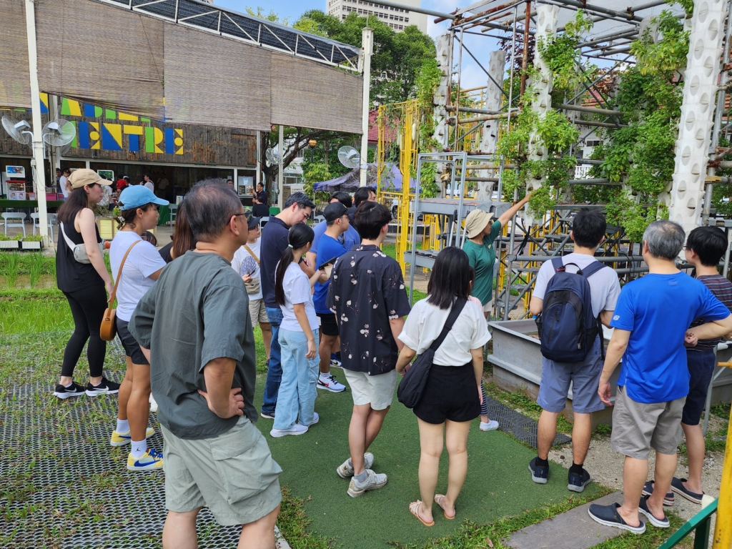 farm tour as part of a sustainability themed family event