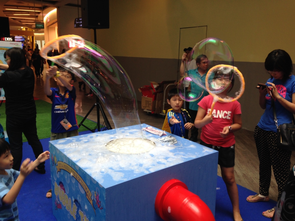 bubble play area