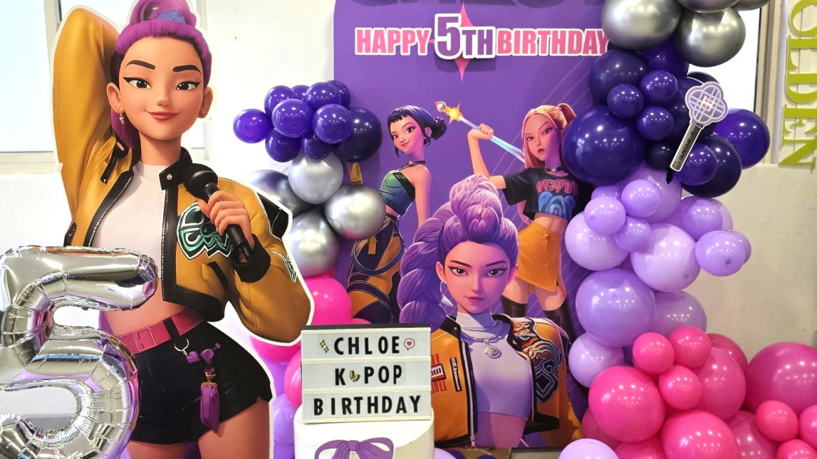 K pop demon hunters decorations for birthday party