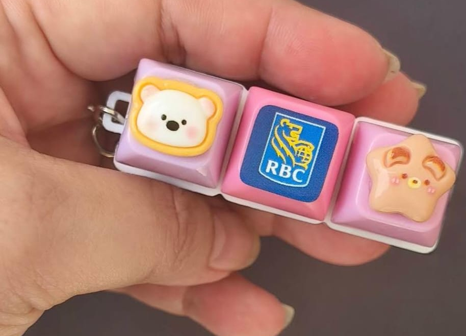 fidget clicker keychain fringe activity